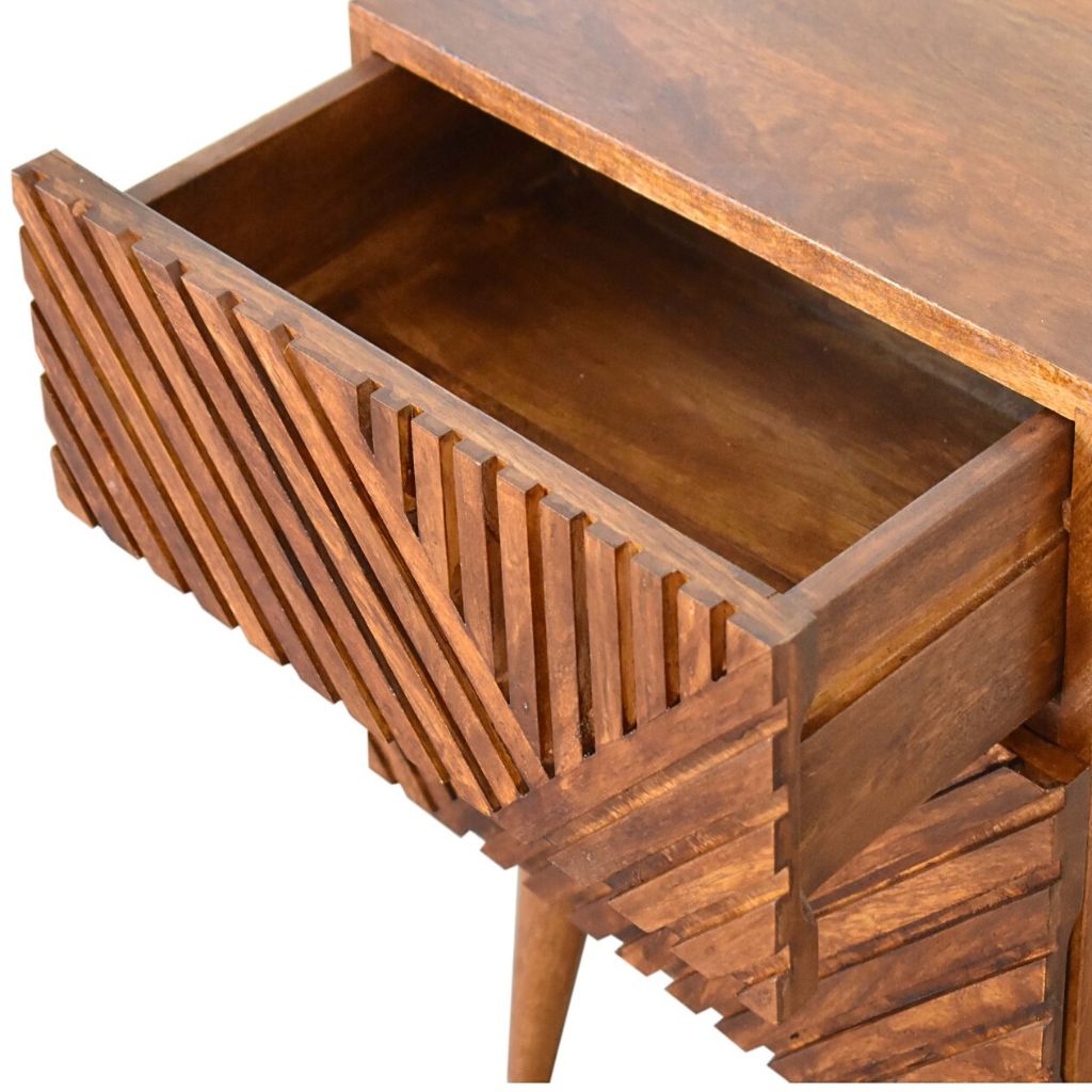 Night Stand Chestnut Finish