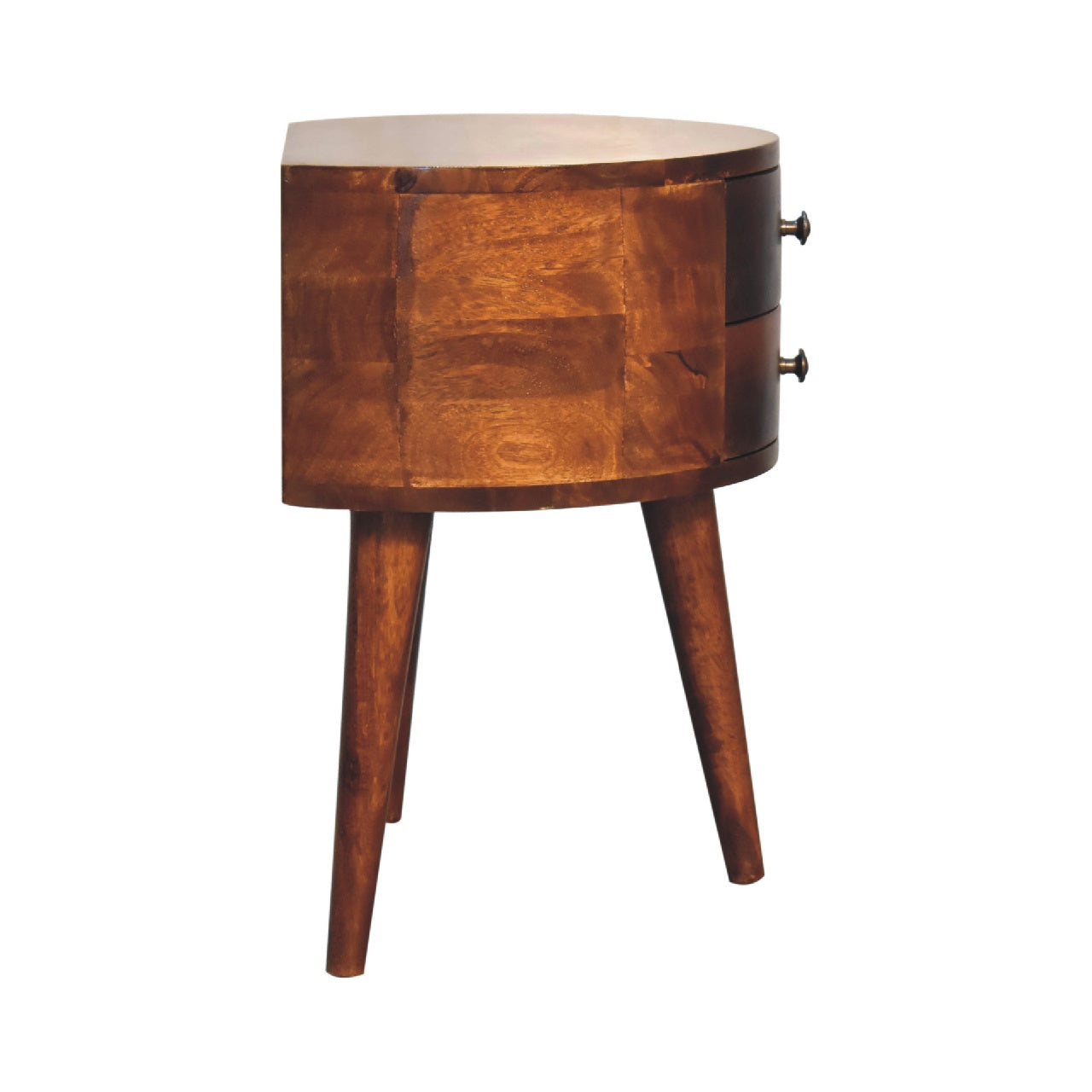 Tripod Odyssey Bedside Table | Chestnut