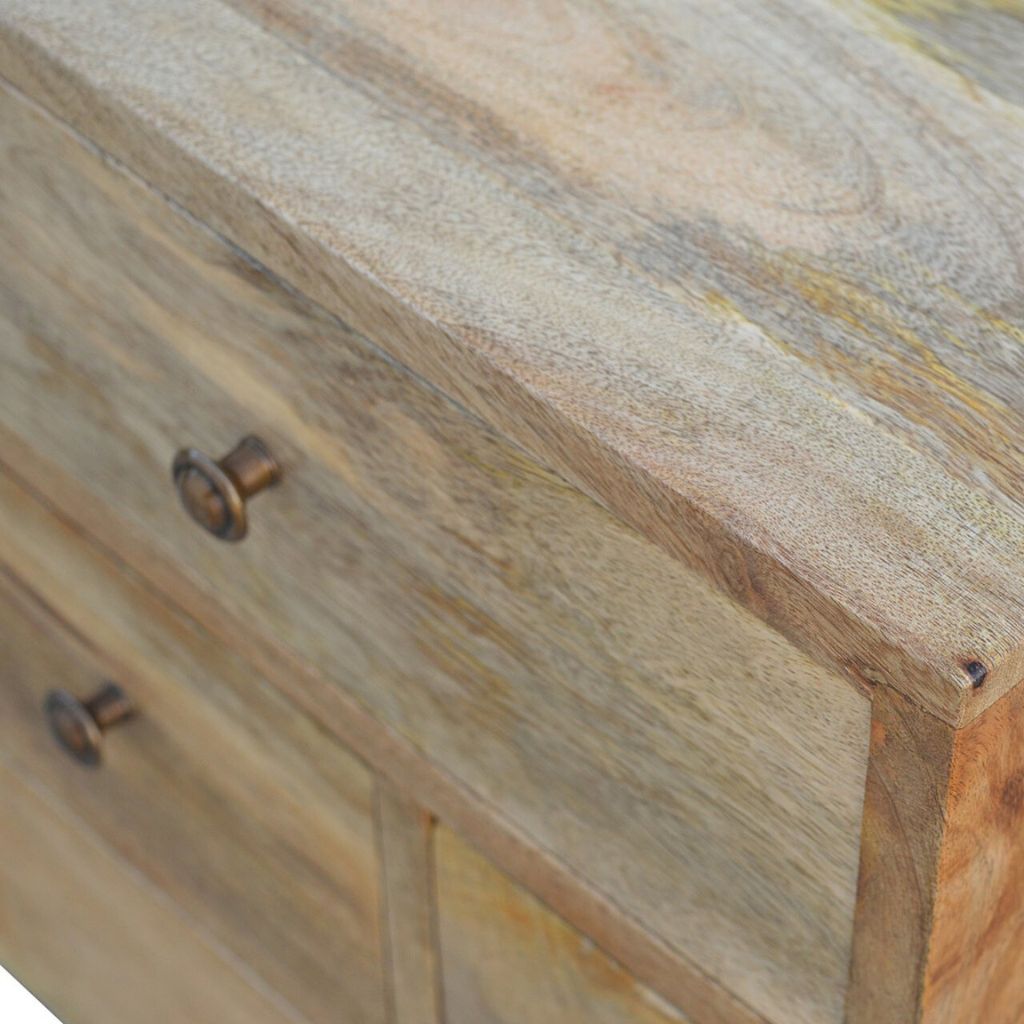 Side Table Nightstand with 4 Drawer