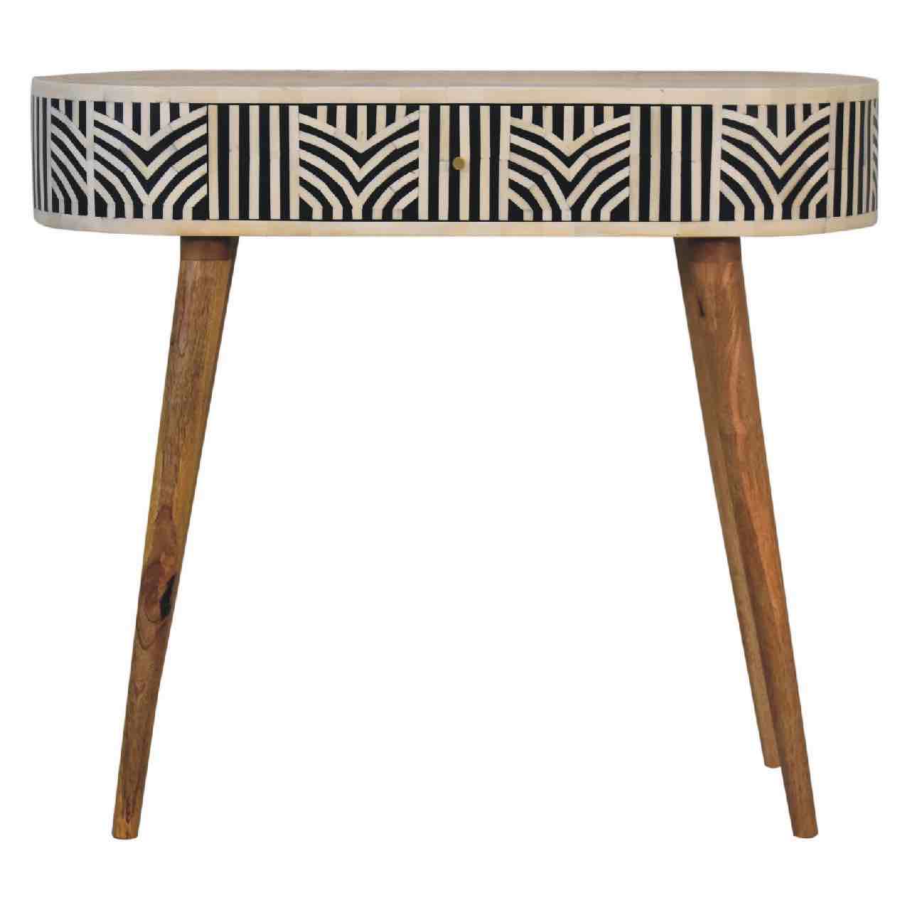 Bone Inlay Console Table |  Edessa - Art Deco