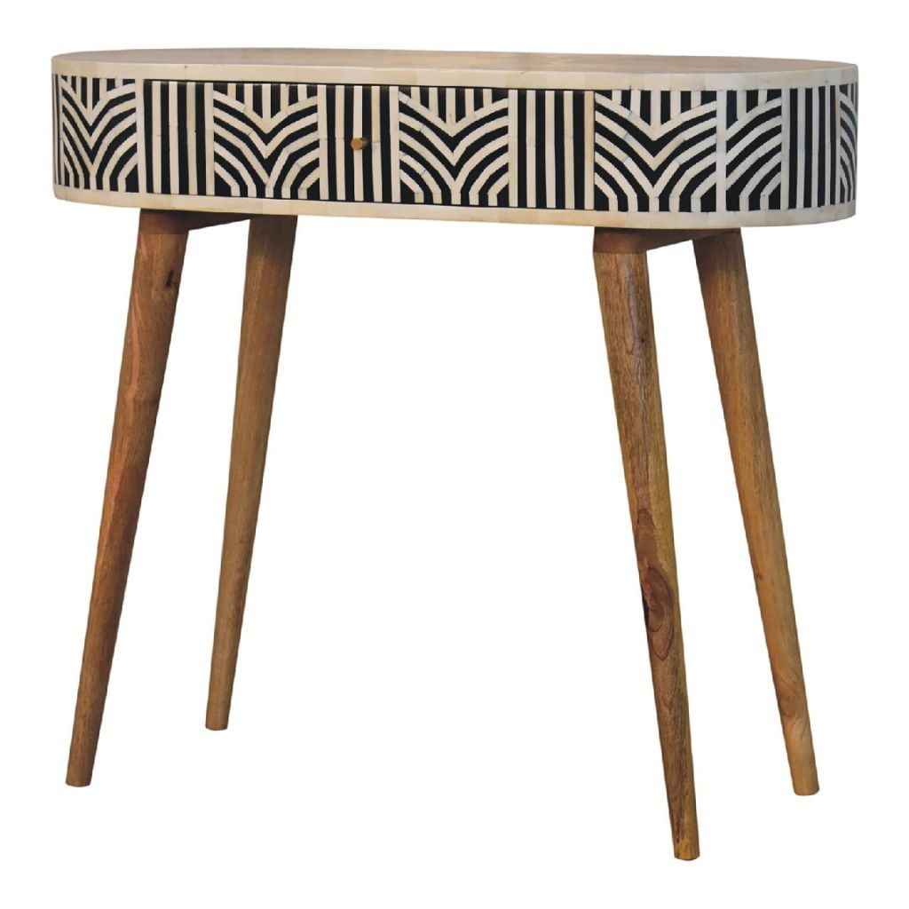 Bone Inlay Console Table |  Edessa - Art Deco