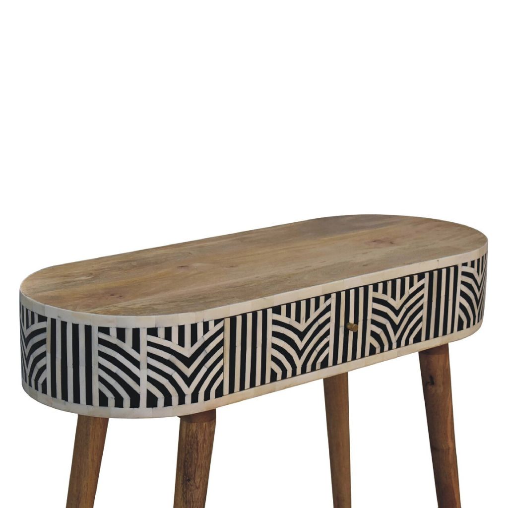 Bone Inlay Console Table |  Edessa - Art Deco