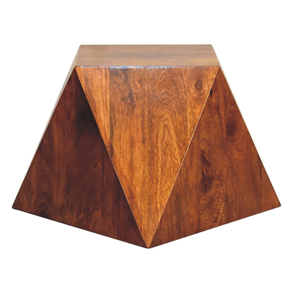 End Table in Living Room Abstract Design