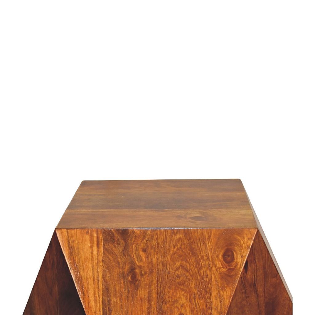 End Table in Living Room Abstract Design