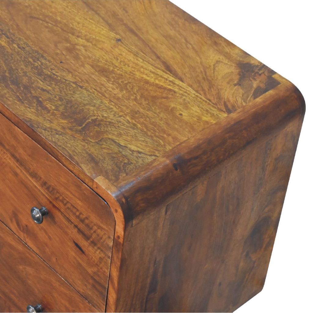 Chest with 2 Drawers Curved Edges