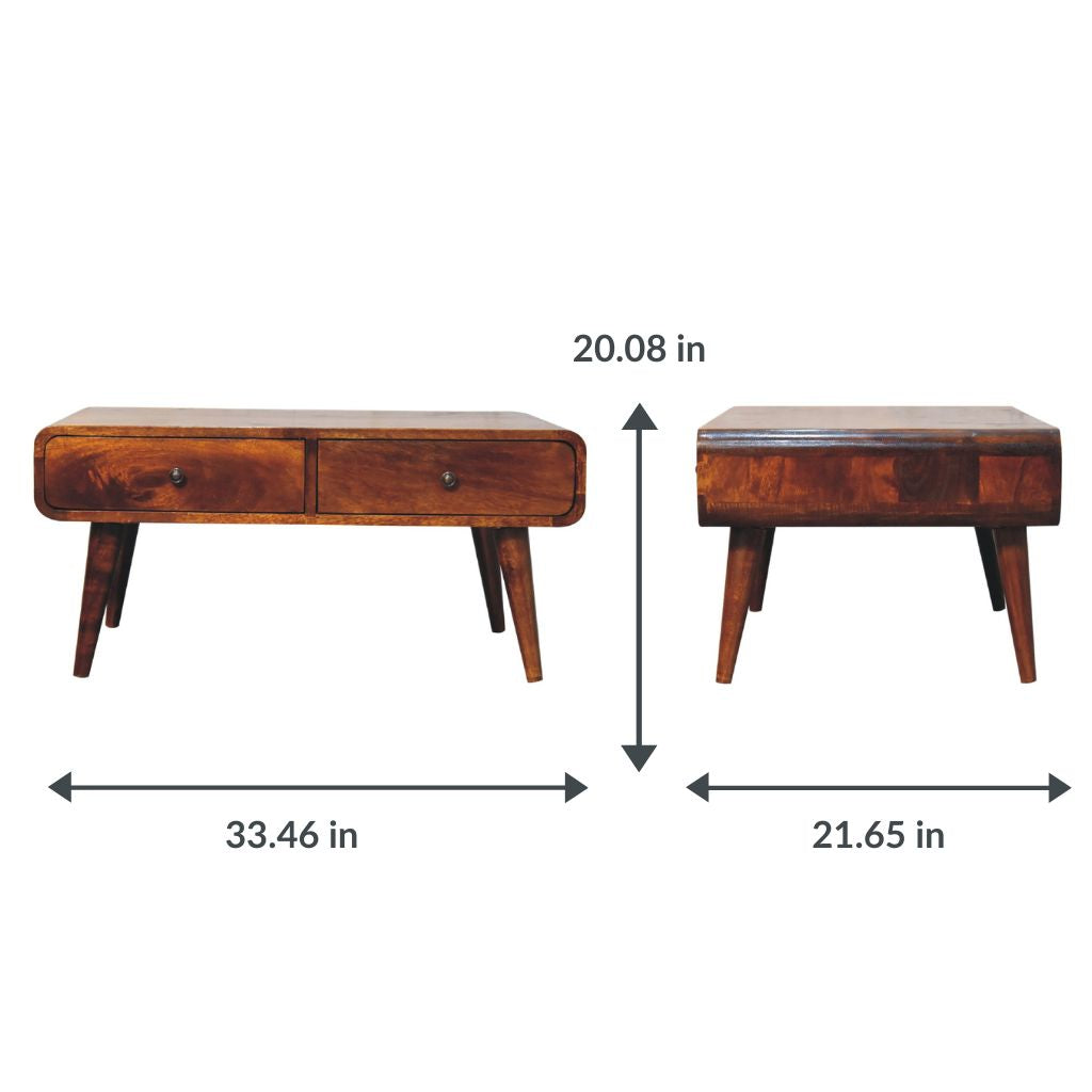 Sonata Coffee Table | Chestnut