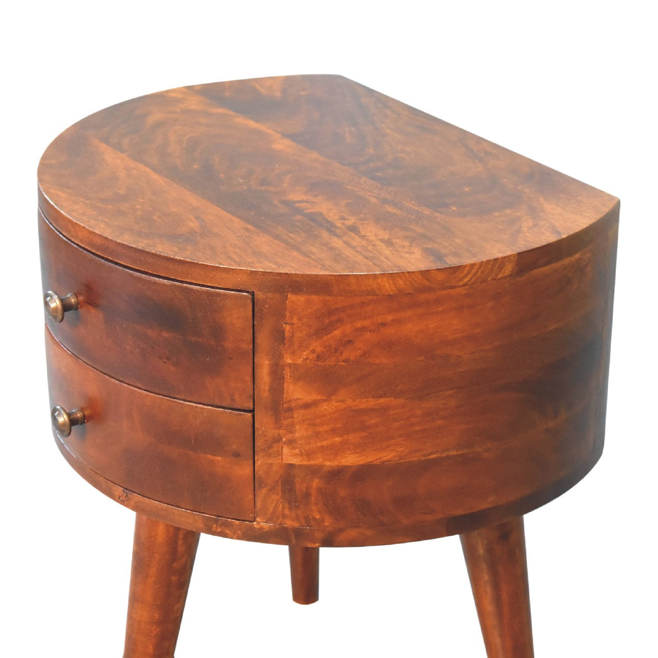 Tripod Odyssey Bedside Table | Chestnut
