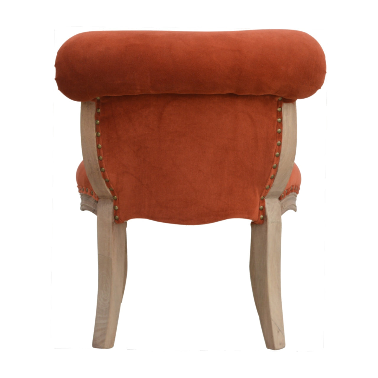 Red Velvet Slipper Chair